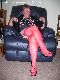 oma granny in
red stockings