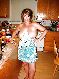 Naked mature boobs seen in the kitchen