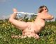 naked in the grass