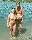 Mature nudist couple.