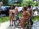 Fahrradtour nackt