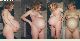 Hairy preggo -- four views.