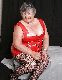 Grandma in sexy red dress