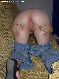 jeans down to show
her cunny